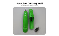 2 Pieces Adjustable Mountain Bike Mudguard Extendable Design Front Rear Bike Fenders Telescopic Cycle Spray Guard Long-Lasting