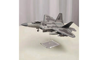 1:72 Scale F-22 Predator Model Display-Ready Fighter Jet Model with Stand Finished Pre-Colored for Collectors