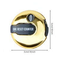 Golf Score Counter Lightweight and Small Golf Stroke Counter Portable Attachment Clip Score Keeper