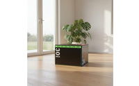 Rectangular 3-in-1 Foam Plyo Box Polished Outer Cover Plyo Box Arrow Graphics Fitness Equipment