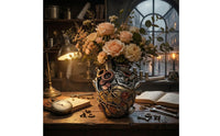 Steampunk Heart Vase Vintage Gear-Heart Vase Decorative Display