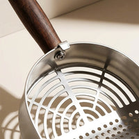 Litter Metal Stainless Steel Cleaner with Fine Mesh Holes, Rectangular Head for Multi-Cat Household Easy Cleaning