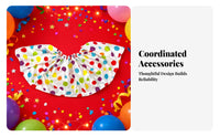 Layered Ruffles Clown Collar Shiny Clown Ruffle Collar