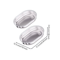 2 Pieces Replacement Bowl Removable Bowls with Mat Easy-to-Clean Feeder for Cat, Small Dogs
