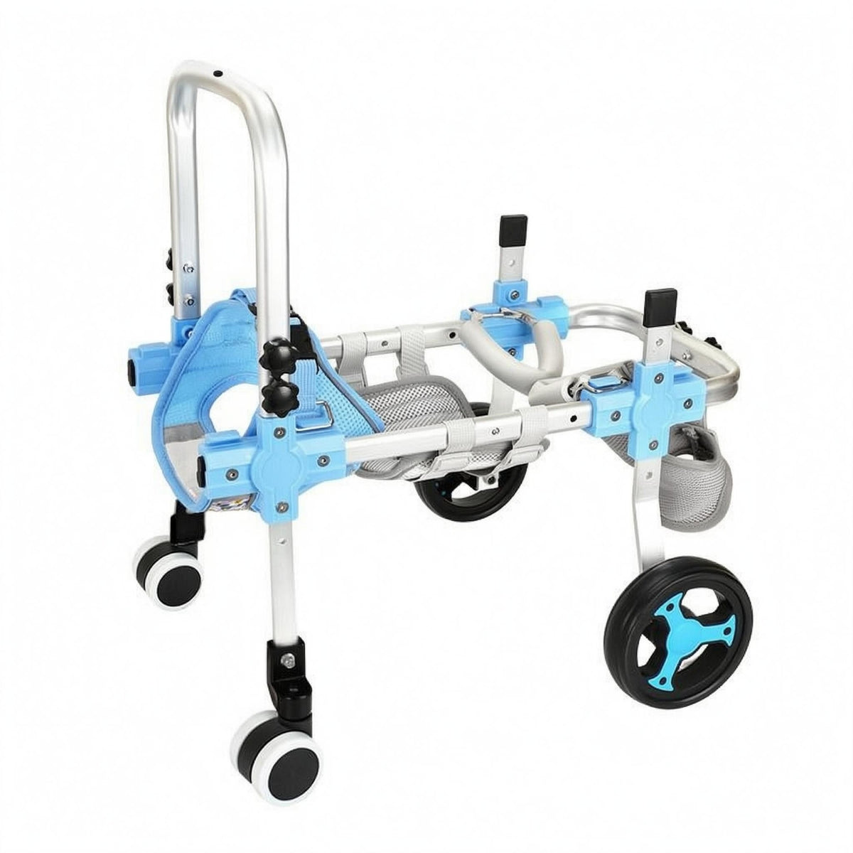 Rear Leg Wheelchair Telescopic Frame Hind Leg Wheelchair Adjustable