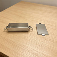 Meat Brick Modeling Box Easy to Clean Stainless Steel Culinary Press Rust Resistant Rectangular Food for Butchers, Chefs, Butcher Shop, Restaurant