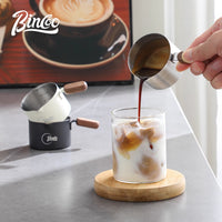 Bincoo Stainless Steel 304 Espresso Extraction Measuring Cup with Scale, Milk Pitcher