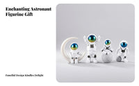 Space these figurinese Miniature Astronaut Figurine Giftprepared Astronaut Statuette Creative Design Desktop decoration Wide Application for Adults, Children, Party Planners, Home Decor, Living Room, Bedroom, Car dashboard