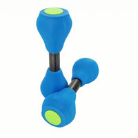 Water Dumbbells Easy-Grip Water Aerobics Dumbbells Lightweight Fitness Barbells for Swimmers, Seniors