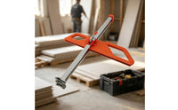 Drywall Cutter with Double-Scale Ruler Hand-Push Gypsum Board Cutting Tool Accurate Drywall Cutter for Contractors