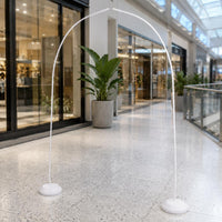 Balloon Arch Frame White Balloon Arch Stand Indoor Outdoor Use for Shop Openings