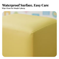 Colorful Design Soft Cube Stool Easy to Clean Surface children's Furniture long-lasting Construction kids' Seat Lightweight for Toddlers, Preschoolers, Kindergarten, Daycare Center, Playroom, Small Spaces