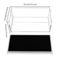 Acrylic Model Car Display Case Transparent Model Car Display Case Acrylic Box with Transparent Base for Desk