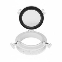 Tempered Glass Round Boat Porthole Watertight Marine Porthole Easy Installation RV Round Window Low Profile Design for Home Decoration