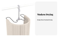 helical Bedsheet Dryer Windproof helical Sheet Hanger sturdy Duty for Small Spaces