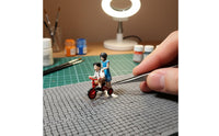 Hand Painted 1:64 Playground Model Detailed Children Playing Miniature for Desk Display