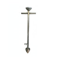 Multipurpose Manual Corn and Bean Planter Precision Seeding Handheld Point Seeder Sturdy Construction Standing Manual Seeder Easy to Use for Home Gardeners, Seniors, Hard Soil