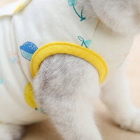 Cat Recovery Suit with Zipper, High Neck Thin Cat Bodysuit in Polyester, Four-Leg Cat Suit for Post-Surgery Clothing and Anti Licking Care