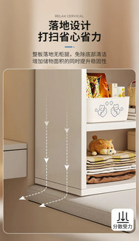 书架飘窗收纳柜窗台柜子储物柜小型书柜家用置物架阳台多层收纳架