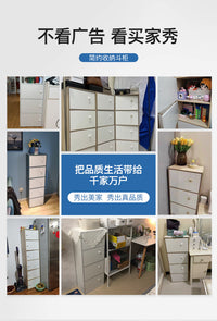 家用收纳柜子储物柜防尘书柜带门书架置物架落地客厅角边柜展示柜 【升级加深30cm带护栏】雨丝银橡木色6层★全后背板