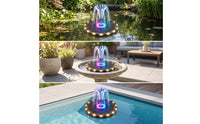 Solar Fountain Pump Illuminated for Courtyard, Homeowners