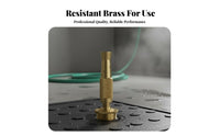 Long-Lasting Car Wash Spray Head Multi-Purpose High Pressure Hose Nozzle Rust Resistant Quick Connect Water Nozzle Leak-without Leaks for Gardeners, Window Washing, Patio Cleaning