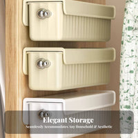 on the vertical surfaceMounted Intimates Holder particle-resistantresistant with Lid Compartment Storage container