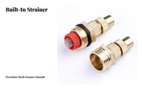 Fine Mist Atomization Adjustable Misting Nozzle Dust Suppression Atomizing Spray Nozzle Rust and for Farmers, Greenhouse