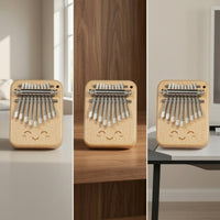 Portable 9-Note Kalimba Compact 9-Key Thumb Piano Beginner-Friendly Wooden Kalimba Easy to Play for Classroom