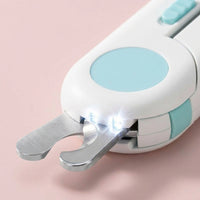 Nail Clippers with LED Lights for Dog Grooming, Stainless Trimmer with Built-in Nail File, Easy to Use Tool for Small Animals