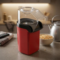 Hot Air Popcorn Machine Transparent Top Countertop Appliance Upright for Home