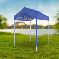 Market Tent Outdoor Canopy Tent with Metal Frame Portable Shelter from the Sun for Vendors, Merchants, Markets, Fairs