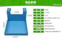 花架铁艺简约吊兰绿萝多肉花盆架办公屏风护栏隔板悬挂收纳架包邮 黑色挂位1.5-3.5cm 1层