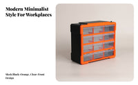 Pull-out Drawers 12-Drawer Parts Organizer Compact Size Small Parts Organizer Easy to Sort Drawer Storage Cabinet Quick Item View