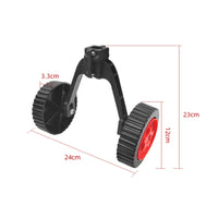 Lawn Mower Auxiliary Wheel Treaded Auxiliary Wheels Rolling for Homeowners