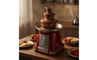 Electric Chocolate Fondue Fountain Machine Compact Party Appliance Detachable