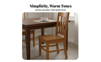 Installation-without Solid Wood Dining Chair No Assembly Required Mortise and Tenon Chair Sturdy Construction Household Furniture Hand-Polished for Homeowners, Families, Business Owners, Home, Cafe, Study Room