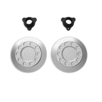 Wheel Hub Cap with Screws Fast-Release Wheel Center Cover Screws Silver Finish Fasteners for Hobby Builders