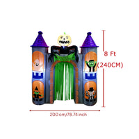 Inflatable Castle Archway Inflatable Arco De Castillo Inflable Halloween Archway Outdoor Arco De Casa Encantada Inflable