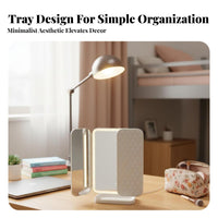 Shell-Shaped three-panel Mirror Built-in light-emitting diode Lights three-panel Lighted Mirror for gentlemen
