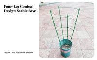 Adjustable Height Stackable Circular Trellis Multi-Purpose Plant frame Easy to Assemble climbing plant Holder Weather Resistant for Houseplant Owners, Gardeners, homeowners, Potted Plants, Indoors, Living Room, Balcony