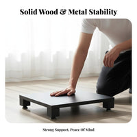 Heavy Duty Construction Multi-Tier Amplifier Stand Modern Simple Design Home Theater Equipment Rack Warp-Resistant AV Component Rack Easy Assembly for Audiophiles, Living Room