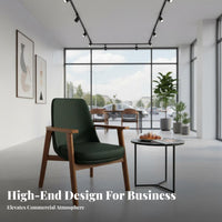 Modern Design Upholstered Armchair Comfortable paddinging Commercial Seating Thick paddinged Seat Single Sofa adaptable design for Business Owners, Interior Designers, Coffee Shop, Reception Area, perusing corner, Living Room