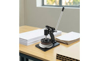 Manual Sample Cutter with Lever Heavy-Duty Circular Sample Cutter Clean Tool for Technicians, Production Floors