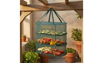 Rigid Frame Foldable Hanging Drying Basket Breathable Mesh Drying Basket Airing