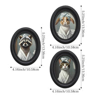 Animal Frame Portable Animal Photo Frame Ornate Styled Home Decor for Desk, Bedroom