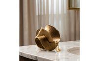Abstract Circular Sculpture Contemporary Circular Sculpture Geometric Tabletop Accessory for Coffee Table, Living Room