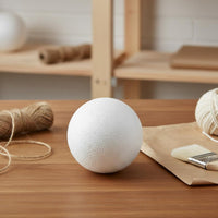 4 Inch Polystyrene Ball DIY Even Foam Sphere Lightweight for Party Decor