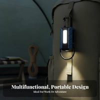 Energy-Replenishable Keychain Flashlight Multi-Functional Mini Worklight Light Compact & Lightweight Energy-Replenishable Carabiner Flashlight