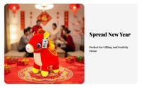 Chinese Astrological Horse Doll Auspicious Design Chinese New Year Horse Stuffed Season Holiday Stuffed Souvenir Festive